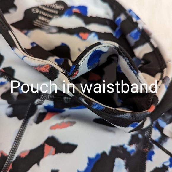 Calvin Klein Performance Women's Active Bike Short multicolor with pockets M - Picture 7 of 9